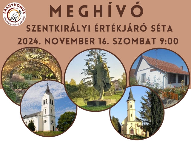 Térségi értékjáró séta Szentkirályon