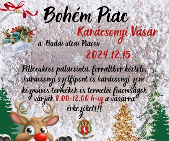 Itt a karácsonyi vásár a Kecskeméti Piacon!