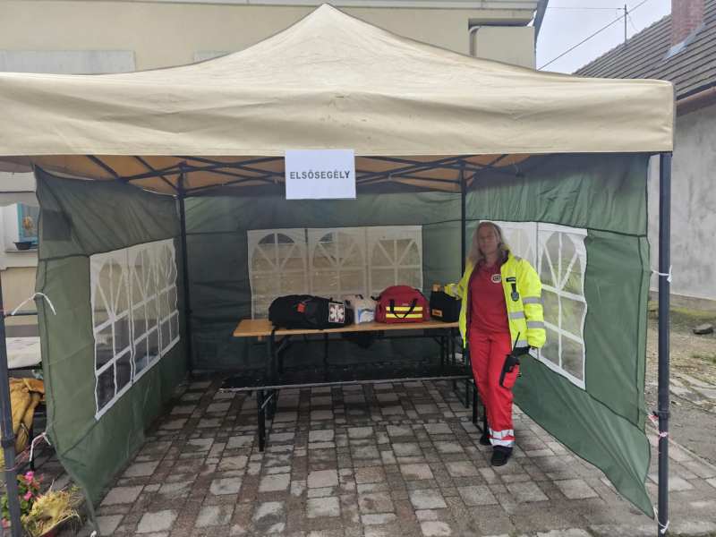 Járőrcsónak átadási ünnepség Gödön