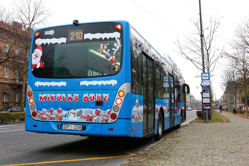 Mikulásbusz is csatlakozik a BKV fényflottájához
