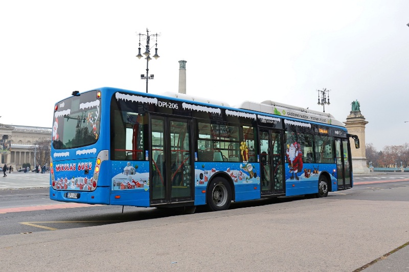 Mikulásbusz is csatlakozik a BKV fényflottájához
