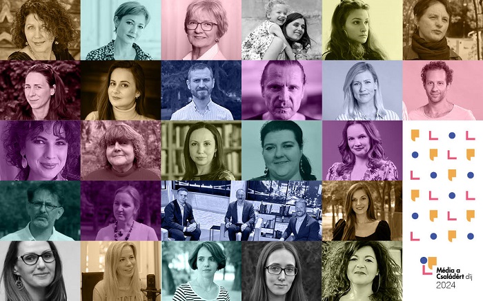 A Média a Családért díj 2024-es jelöltjei
