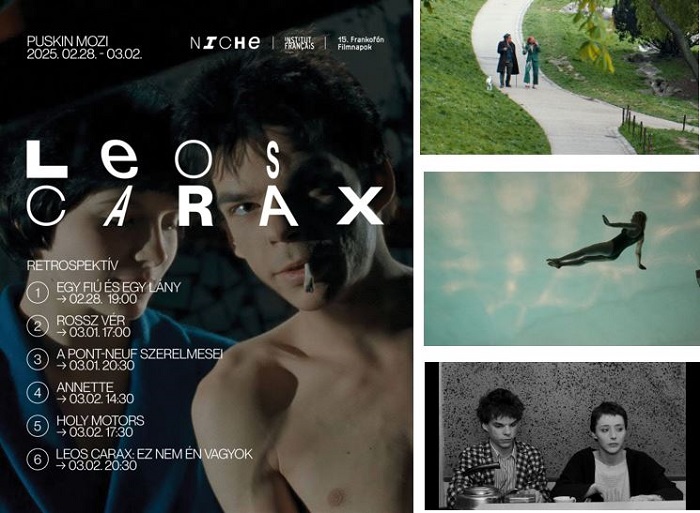 Leos Carax francia filmrendező Budapesten!