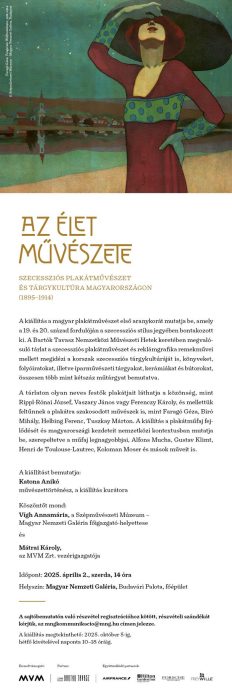 Az Élet művészete.&nbsp;Szecessziós plakátművészet és tárgykultúra