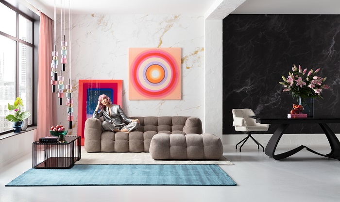 A KARE Design rendezte be Jennifer Lopez budapesti öltözőjét