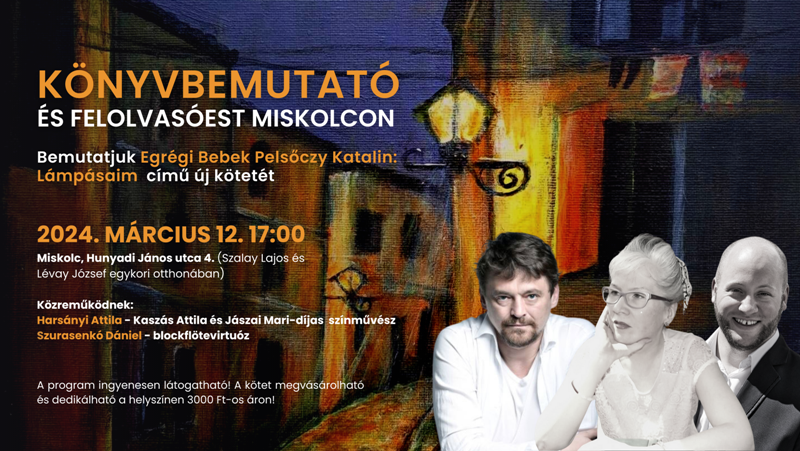 Egrégi Bebek Pelsőczy Katalin költő, aki verseiben „csöndesen üzen, eszmélés hitével szentül ölelkezve”
