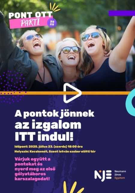 Pont Ott Parti Kecskeméten is!
