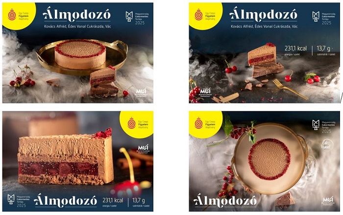 Csokis-meggyes édesség, az „ÁLMODOZÓ” lett Magyarország Cukormentes Tortája