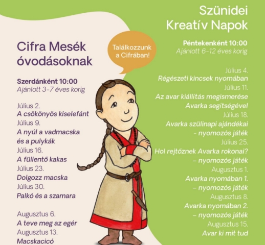 Nyári kalandok a Cifrapalotában