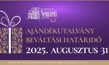 Augusztus 31. az utolsó lehetőség!