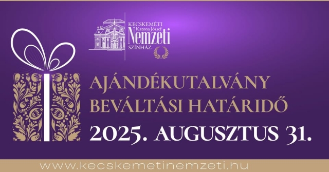 Augusztus 31. az utolsó lehetőség!