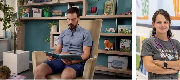Gyermekorvosok és -ápolók a meseolvasásért