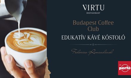 Edukatív kávékóstoló a VIRTU-ban