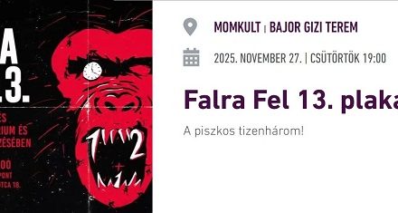 „Falra fel!” 13 – plakátaukció a MOM Központban