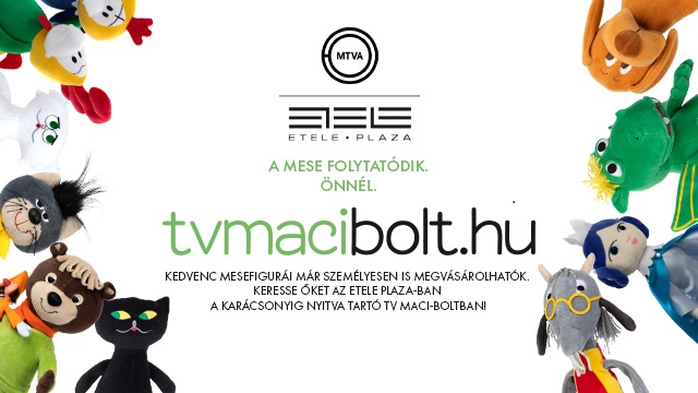 TV Maci-bolt az ETELE PLAZA karácsonyi vásárában