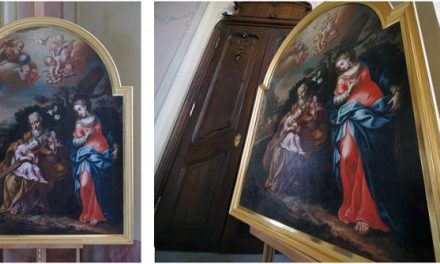 A Szent Családot ábrázoló festmény Veszprémben