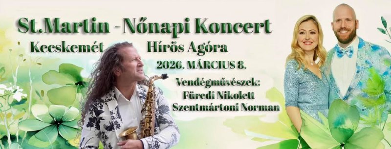 St. Martin nőnapi koncertje Kecskeméten!