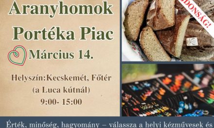 Aranyhomok Portéka Piac nyílik
