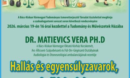 Előadás a hallás- és egyensúlyzavarokról