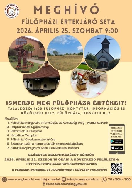 Ismerje meg a fülöpházi értékeket!
