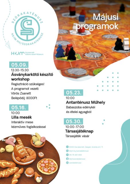 Májusi szombatok a Szórakaténuszban