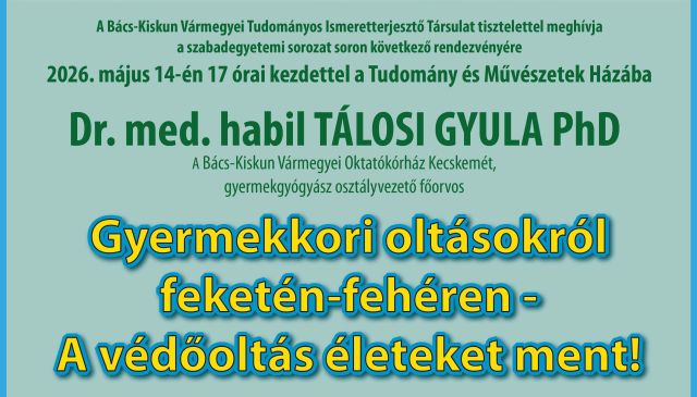 A védőoltás életeket ment