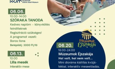 Júniusi programok a Szórakaténuszban