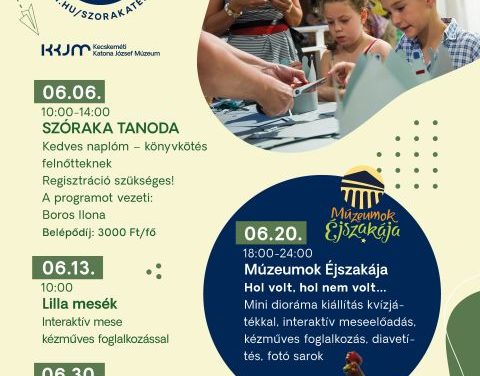 Júniusi programok a Szórakaténuszban