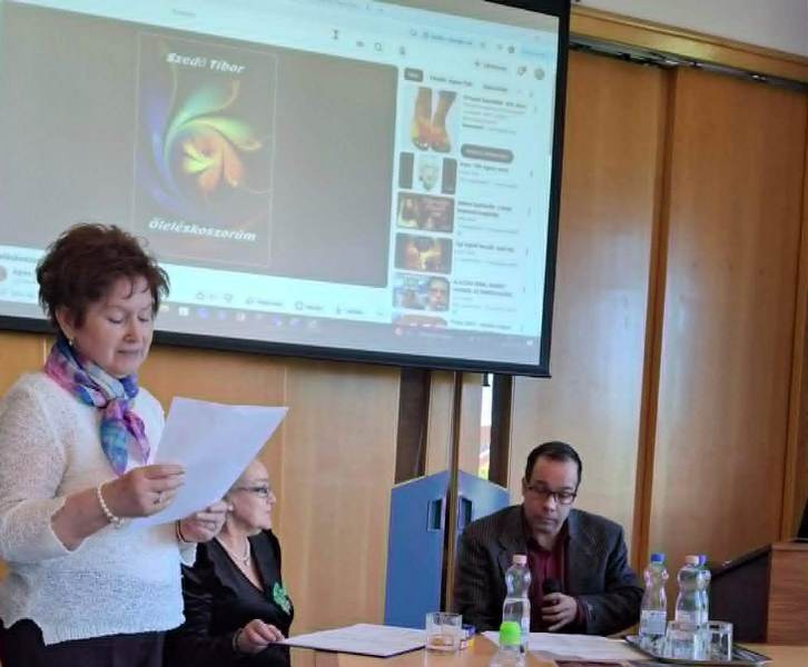 Szedő Tibor paralimpikon úszó, költő Kecskeméten