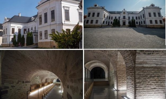 Befőttesüvegbe rejtett aranyérméket találtak a veszprémi Érseki Palota pincéjének megújításakor