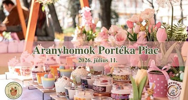 Szombaton ismét Aranyhomok Portéka Piac lesz